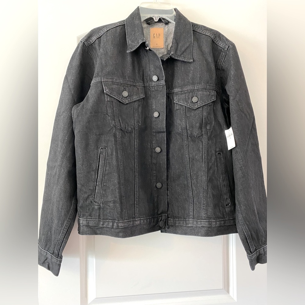 GAP Classic Icon Jacket - Washed Black